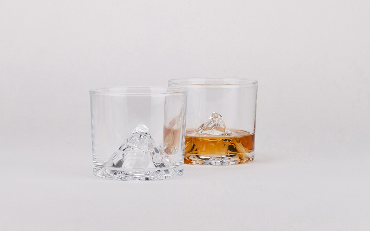 Uniek glas met Matterhorn